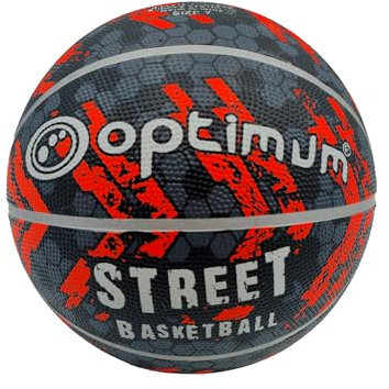 Optimum STREET BASKETBALL - BLACK/ORANGE - SIZE 7