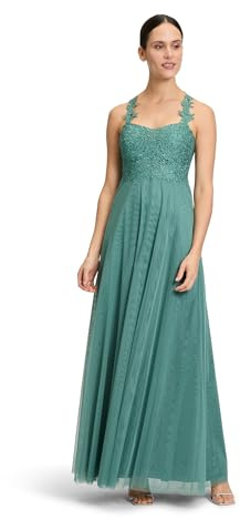 Vera Mont Damen Abiballkleid mit Spitze 32, Bright Eucalyptus