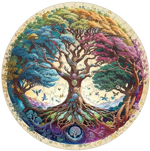 Wooden Puzzles for Adults, 200 pcs Wooden Jigsaw Puzzles for Adults,Irregular shape animal puzzle, Jigsaw Puzzle for Kids 12+ and Adults