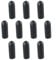 WIIYENA 10pcs Warm-Shrink End Cap Heat Shrink Cap Waterproof-Protection for Electrical Wire Cable(18×45 mm)