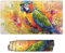 Gaming Mauspad, Mauspad XXL 600 x 300 x 3 mm Mousepad Parrot Mauspad Gaming Zubehör mit Anti Rutsch Basis Mouse Pad Wasserdicht und Langlebig für Maus und Tastatur, Home Dekor, Gaming Zubehör m-1220