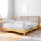 LANTUS Barrera Cama Infantil, Barandilla de Seguridad Cama de Niño Protección Cuna Bebé Guardería Dormitorio Habitación Protector Riel Barrera, Gris Oscuro - 2,0 m