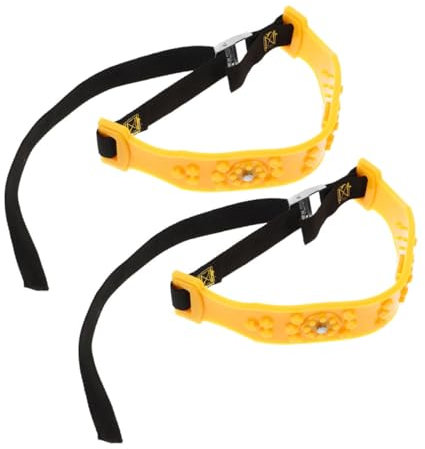 Healifty 2pezzi Catene Da Neve Per Auto Antiscivolo Tpu Rinforzato e Acciaio Resistente Per Pneumatici Fascette Per Pneumatici Accessori Invernali Per Trazione Su Ghiaccio e Neve