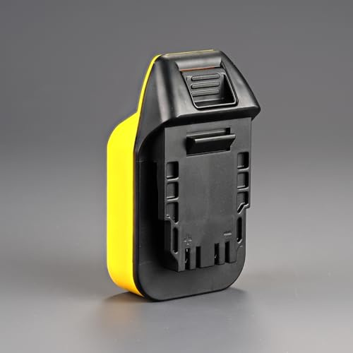 Adapter only for Hercules 20V tools, compatible with DeWalt 20V MAX battery for one-way power supply (no load), not for Hercules heat gun, vacuum pump