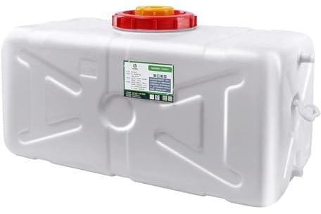 JIESOO 50 L/75 L/110 L/150 L/200 L/340 L Wassertank Dickwandigem Lebensmittelechtem Kunststoff Komfortabler Griff Starke Abdichtung Ergonomisches Design(50L)