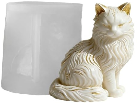Sitzende Katze Silikonform, 3D Katze Silikonform, Katzen Seifenform Tier Kerzenform, DIY Form Für Epoxidharz, Polymer, Ton, Gips, Seife Für Zuhause, Raum, Hochzeit, Party, Esstisch