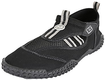 Two Bare Feet Rockpool Aqua Shoes – Lightweight, Quick-Drying Water Shoes for Men, Women & Kids – Perfect for Beach, Pool, Water Sports, and Outdoor Activities (Black (Rockpool), UK10