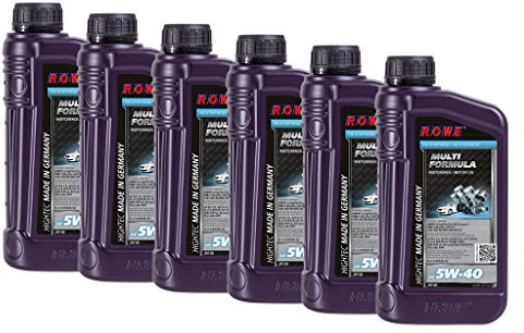 6 (6x1) Liter ROWE HIGHTEC MULTI FORMULA SAE 5W-40 Motoröl