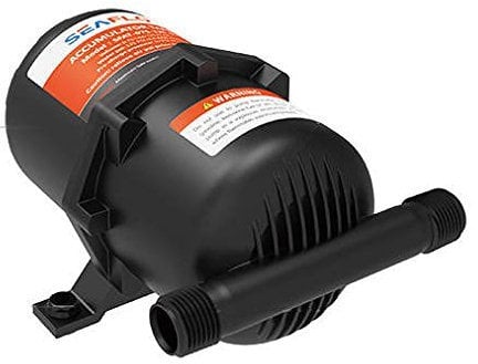 LIGHTEU®, Seaflo Bomba de agua con tanque acumulador presurizado de 0.75 litros Control de flujo, 125 psi