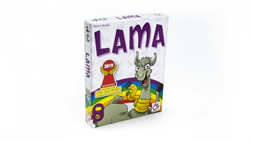 MERCURIO - LAMA - Juego de Cartas - Rápido, muy Fácil de Aprender - Para Toda la Familia - Nominado a Mejor Juego en Alemania en 2019 - 2-6 jugadores - Incluye 70 Fichas y 56 Cartas - Edad Mín 8 Años