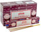 Hari Deals Satya Räucherstäbchen, Duft: Sandelholz, Lavendel, Champ Moschus, Positive Vibes, Namaste Nag Champa, Reiki-Rose, 6 Packungen (Opium)