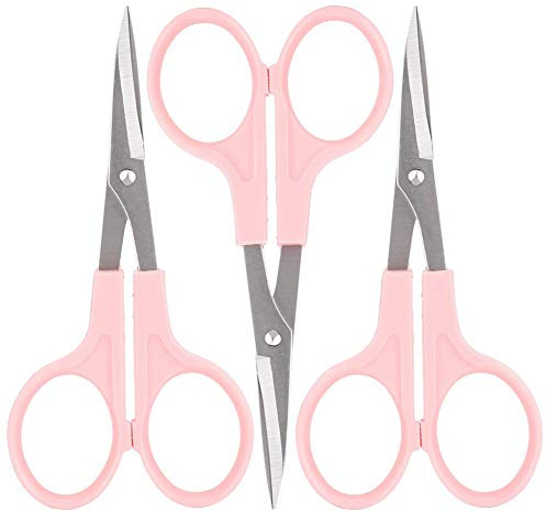 Stoffschere, Schneiderschere, Edelstahl Stickerei Gebogene Schere Stoffschere Schneiderschere Stoffschere Scharf Nähschere Nähschere zum Schneiden von Stoff und Leder