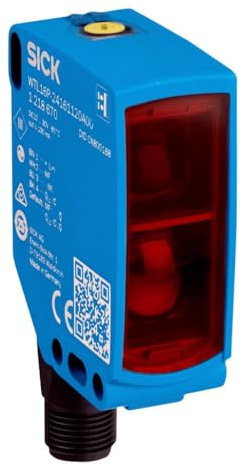 Sick W16 Optischer Sensor, Hintergrundunterdrückung, Bereich 10 mm → 1 m, NPN/PNP Ausgang, M12-Stiftleiste x 1 Stück