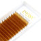 Extensions de cils marron EMEDA Cils plats Extensions de cils marron clair coloré 0,07 mm D Curl 9-15 mm Mixte Mat Individuel Utiliser des extensions de cils (0,07 mm D 9-15 mm Marron)