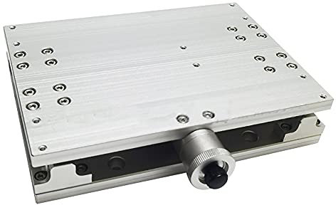 Laserbeschriftungsmaschine 210x150MM Werkbank Hubtisch Positionierung beweglicher Arbeitstisch, manueller Präzisionsschiebetischhub 50MM