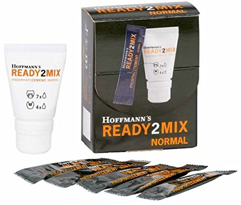 Ready 2 Mix Zahnzement für Kronen und Brücken, Multi Applikations und Schnell Trocknend - Provisorischer Zahnkleber für Kronen, Brücken und Zahnkapseln