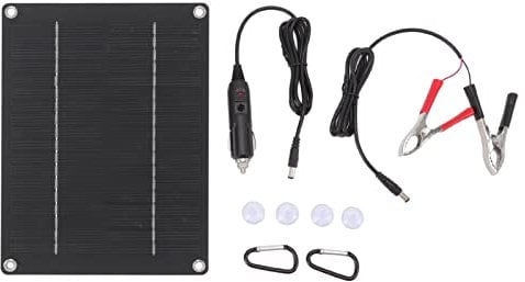 Haofy Solarpanel-LadegeräT, Solarpanel 10W Tragbares, Kompaktes, DüNnes, Wasserdichtes, Flexibles Solarladepanel FüR Fahrräder, Mobiltelefone, Powerbank