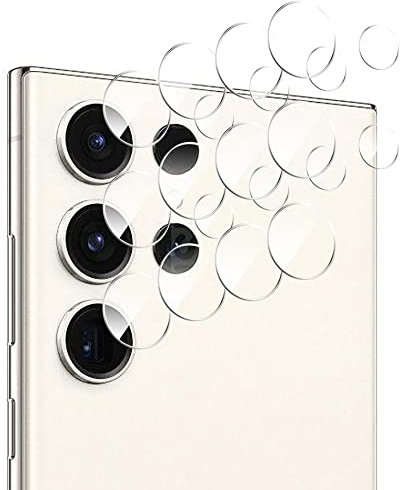 GIOPUEY [Ultra dünn 4 Stück Kamera Schutzglas Kompatibel mit Samsung Galaxy S23 Ultra, HD Kamera Glas Schutzfolie [Kratzfest] Camera Protector für Samsung Galaxy S23 Ultra