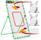 YNSZAS 3-in-1 Pitch Back Rebounder Übungsnetz, 1,8 x 1,2 m, verstellbares Rückprallnetz für Volleyball, Softball, Lacrosse, Fußball, Baseball, Throwback-Trainer, Geschenke, Berufs-Trainingsgerät