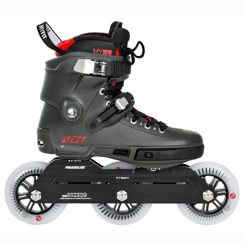 Powerslide Inline Skate Next Charcoal 110, für Urban und Fitness, für Damen und Herren