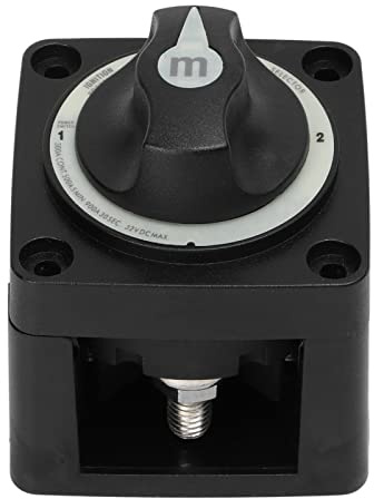 Interruttore della Batteria 300A per Barche e - Interruttore di Selezione a 3 Posizioni, Interruttore Stacca Batteria per Uso Marino