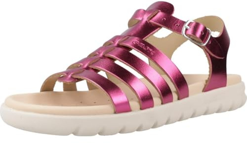 Geox J Sandal Soleima Gir Girls' Sandal, fuchsia, 6.5 UK