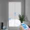 THIRDREALITY ZigBee Smart Blind Lite, Semi-Transparent Motorized Shades, Smart Control, Cordless Honeycomb Blinds, AA Battery Powered, Automatic Height Setting, 35 W x 72 H Gray/White