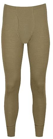 Dilling Long Johns mit Eingriff Herren Unterhosen Merino Thermo Unterwäsche für Wandern Outdoor Ski Baselayer
