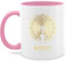 Tasse Tassen 325ml - Namaste Yoga Chakra Mandala - 325 ml - Rosa - spirituelle yoga-tasse joga fans kindertasse spirituell yoga+tasse meditation teetasse geschenke für mug motivtasse alles