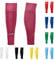 LION SPORTSWEAR Kids/Youth Football Sock Sleeves To Accompany Grip Socks - Fits Over Calf/Shin Pads - Variety Of Colors To Match Your Team Kit (Burgundy)