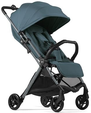 Silver Cross - Jet 5 Compact Pushchair - Travel Stroller - Foldable & Lightweight Stroller/Travel System - Cabin Size - Car Seat Compatible (Sold Separately) - Newborn to 4 Years - Mineral