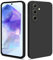 HSP Hülle für Samsung Galaxy A55 5G [Staubabweisend] Handyhülle | Premium TPU Silikon Case Schutzhülle | Kratzfest Stoßfest Fallschutz | Kameraschutz Displayschutz | Passgenau Dünn Matt | Schwarz