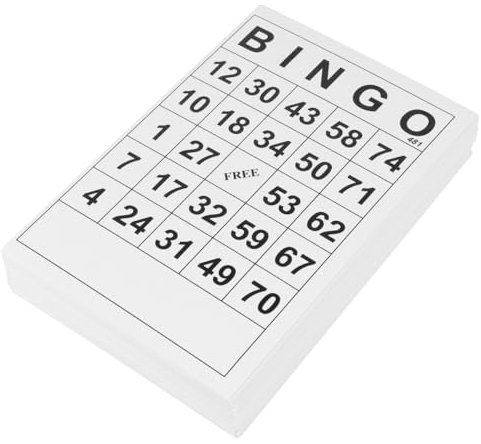 ifundom 120 Stück Bingokarten Lustiges Bingopapier Partyzubehör Interessantes Partyspiel Sammelzubehör Bingospiel Haushaltspartyspiel Sammelzubehör Interaktives Partyspiel