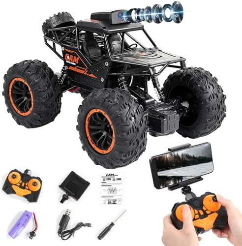 OBEST Remote Control Off-Road Car with Camera,2.4G High-Speed Charging Off-Road Remote Control Car with WiFi,Suitable for Children and Adults (classics)