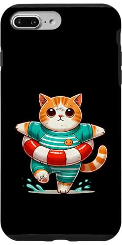 iPhone 7 Plus/8 Plus Cat in a Swimsuit Case