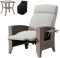 haiorjun Relaxsessel Garten Rattansessel Set, Gartensessel Wetterfest Rattan Sessel Outdoor mit Abdeckung und Beistelltisch, Ergonomische Relaxliege mit Verstellbarer Rückenlehne und Sitzkissen