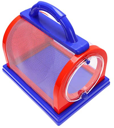 ifundom 1 Satz Kinderkäfig Outdoor draußen Outdoor- für Insect Trap insektenhäuser Insektenfänger Lupe Kindernetz rot