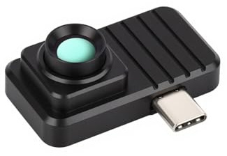 Waveshare Mobile Infrared Thermal Imaging Camera, Type-C Interface, Plug-and-Play, 160×120 Resolution, 45° Field of View, Aluminum Alloy Case