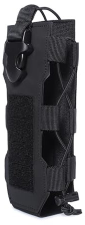 Tacticals Adjustable Two Way Radios Holder Bag Case For Quick Release Buckle Elasitc Cord Tacticals Radio Holder For Vest