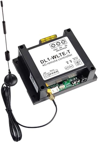Asyduey Intelligente 4G LTE-Fernbedienung DL1-WLTE 30A Relais EIN/AUS-Schalter mit Sensorwählrad SMS WEB APP-Steuerung DL1-WLTE-T