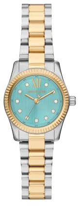 Michael Kors Lexington Watch für Damen, 26mm Quarz-Dreizeigerwerk mit Edelstahlarmband