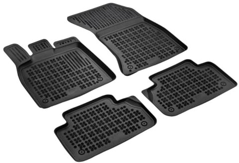 AZUGA 3D Gummi Fußmatten für Audi Q5 2017-2/2025/Q5 Sportback 2021-4/2025 | FY. rutschfest, wasserdicht, passgenau, TPE Gummimatten, hoher Rand Automatten, AZ10300328