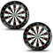 SkinoEu® 2 x Aufkleber 3D Gel Silikon Stickers Sport Spiel Darts Dartscheibe Auto Moto Motorrad Fahrrad Skate Fenster Tür PC Tablet Laptop KS 44