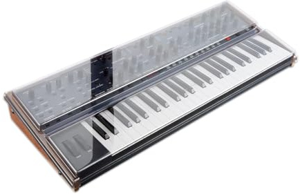 Decksaver Cover for Sequential OB-6 - Super-Durable Polycarbonate Protective lid in Smoked Clear Colour, Made in The UK - The Producers' Choice for Unbeatable Protection