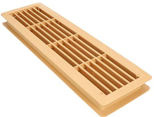 KOTARBAU® Lüftungsgitter 13,5 x 46 cm Abluftgitter Hellbraun Türlüftung Türgitter Kunststoffgitter Belüftungsgitter Gitter Lamellengitter Eckig Robust