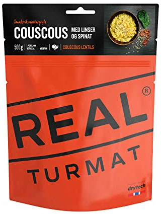 Real Turmat DryTech Outdoor Meal - Couscous Lentils