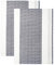 Lashuma Küchentücher Rustik Grau Beige gestreift 48x68 cm, 2X Küchen Reinigungstücher