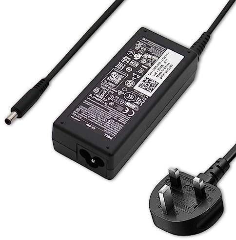 New Genuine Adapter 19.5V 3.34A 65W Charger for Dell Inspiron 3472, 14 3493, Inspiron 15 3515, Inspiron 15 5518 Laptop Power Adapter with UK Power Cord [4.5mm X 3.0mm Pin Size] -Sold By Wikiparts
