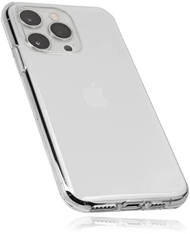 mumbi Hülle kompatibel mit iPhone 13 Pro Max Schutzhülle Handyhülle Tasche, transparent, 31831, Durchsichtig