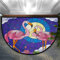 Paillasson vintage flamant rose et oiseau - Antidérapant - Lavable en machine - Pour intérieur et extérieur - 91,4 x 61 cm - Absorbant - Pour porte d'entrée d'entrée